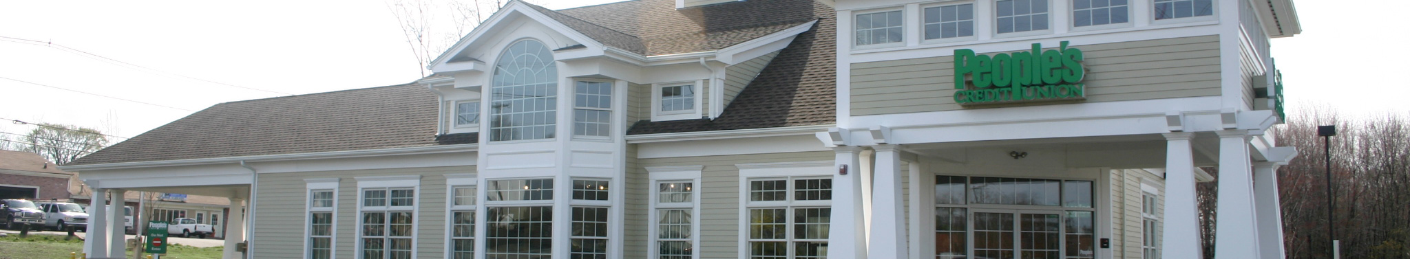 The People's Credit Union branch on Gooding Avenue in Bristol, Rhode Island